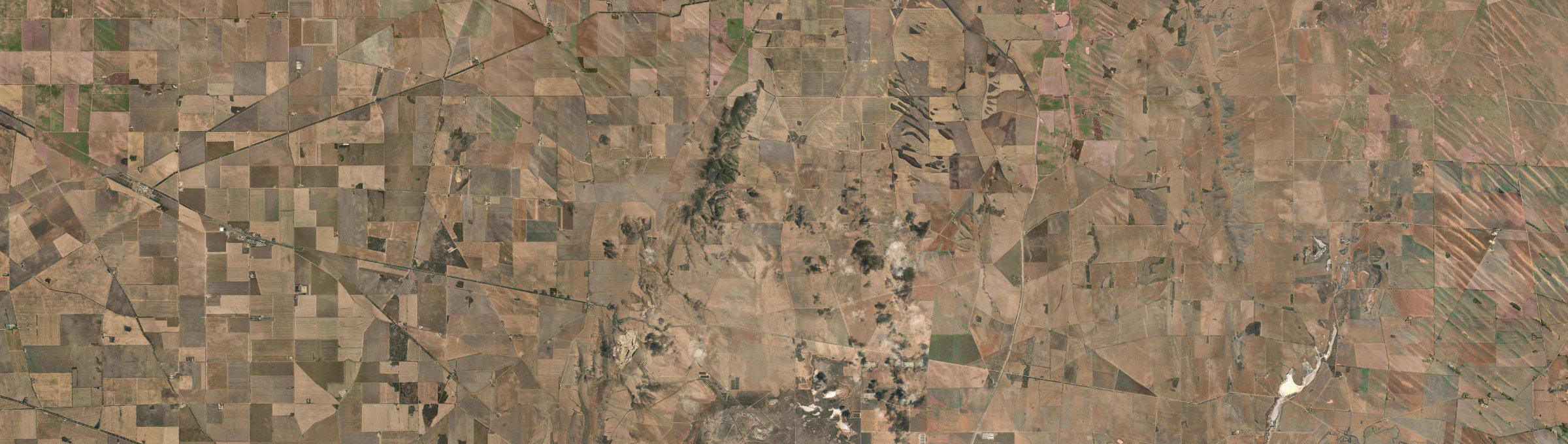 Aerial view of South Hummocks, SA