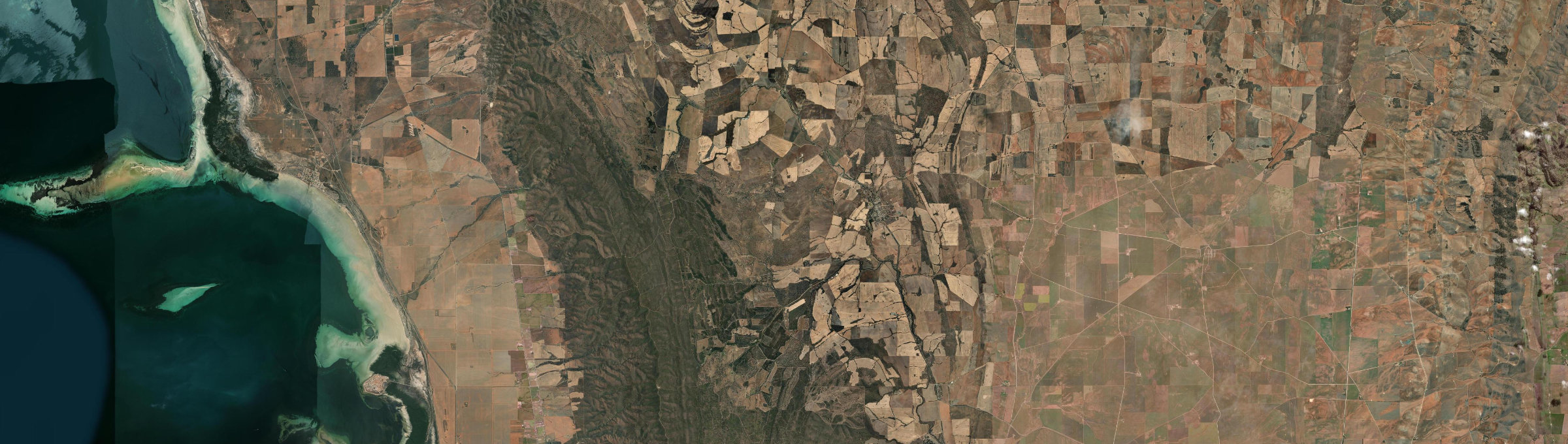 Aerial view of Wirrabara, SA