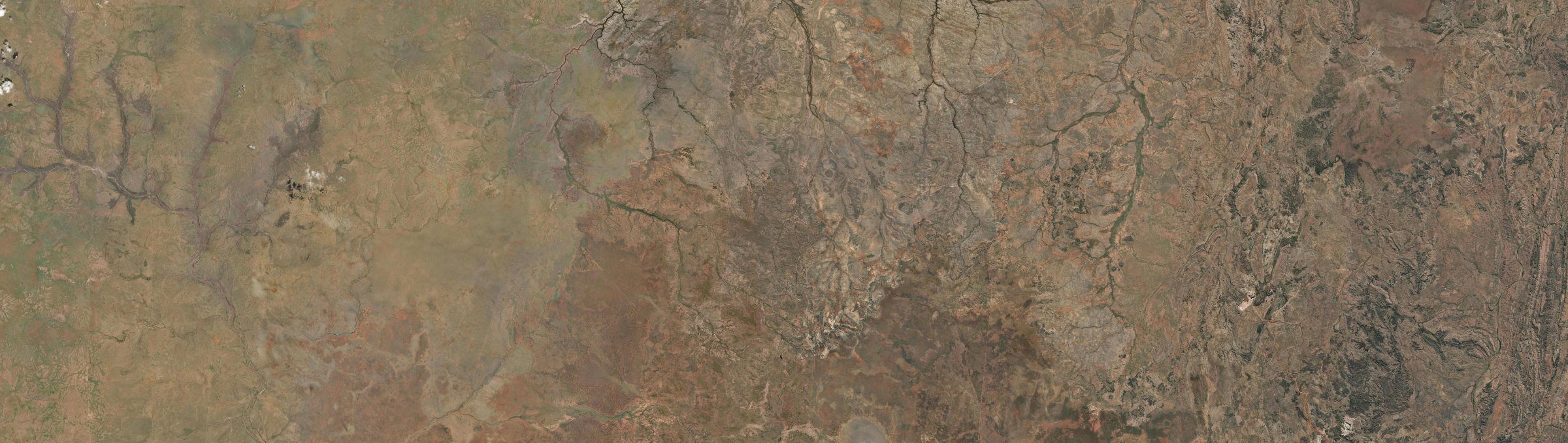 Aerial view of Camooweal, QLD
