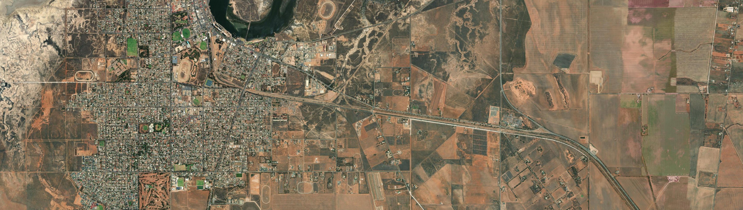 Aerial view of Coonamia, SA