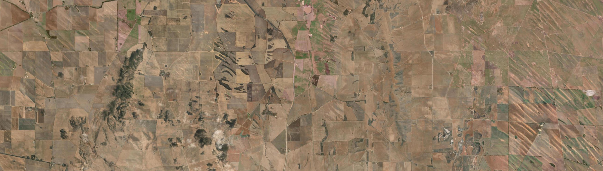 Aerial view of Nantawarra, SA