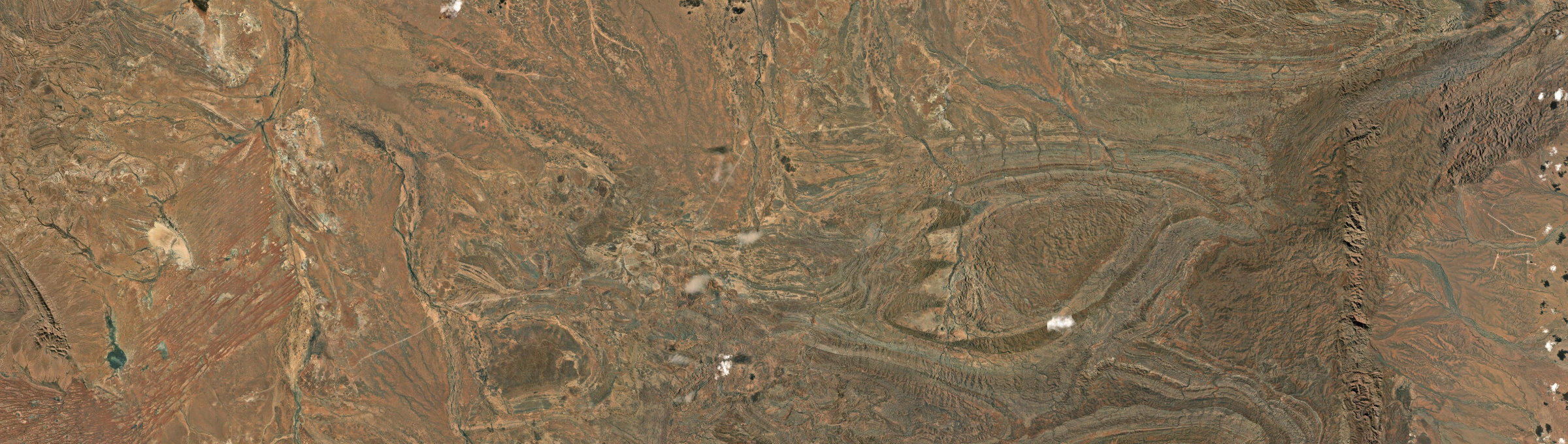 Aerial view of Mount Serle, SA