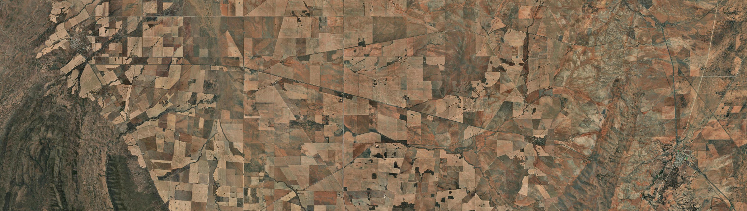 Aerial view of Willowie, SA