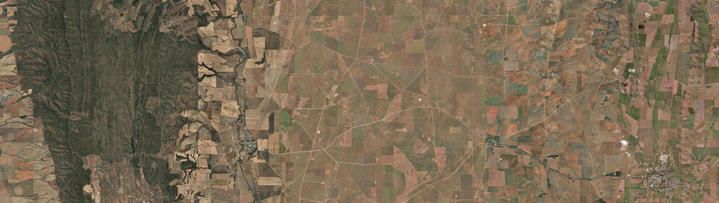 Aerial view of Caltowie West, SA