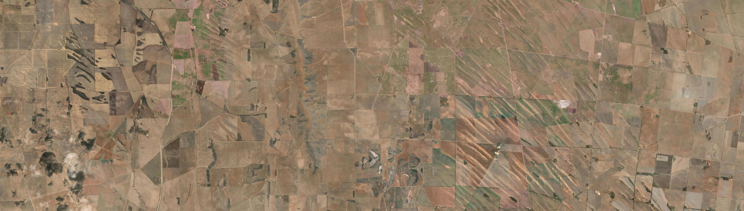 Aerial view of Mount Templeton, SA
