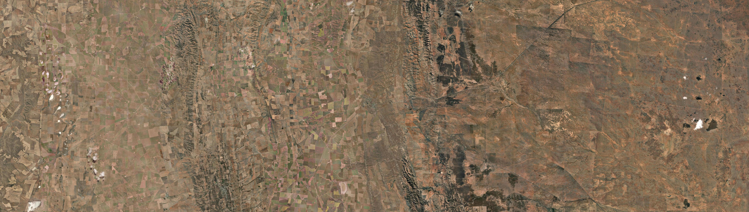 Aerial view of Burra (SA), SA