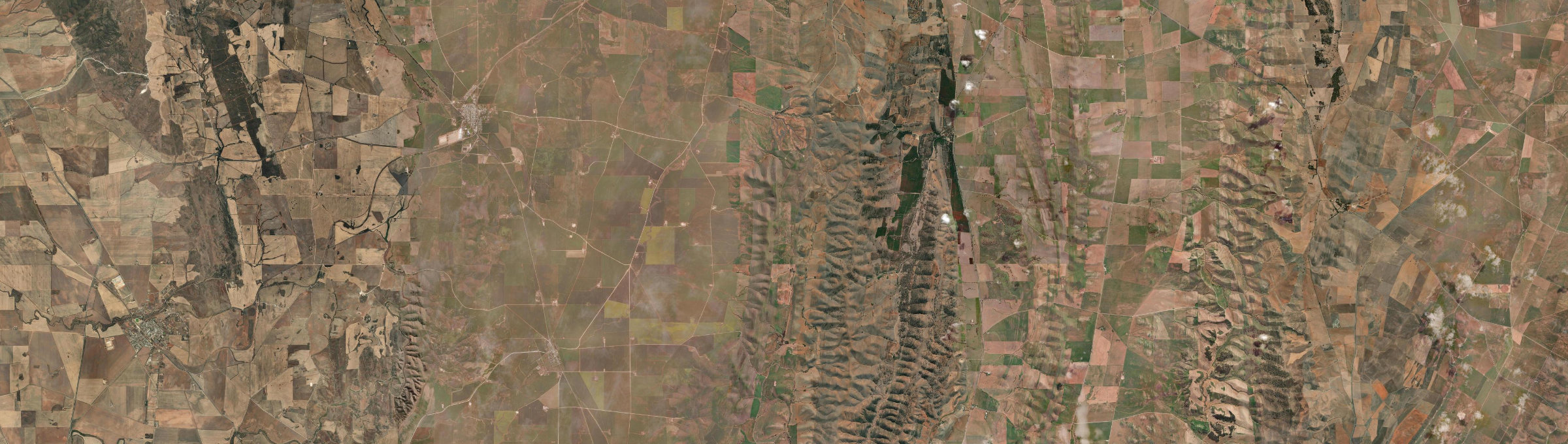 Aerial view of West Bundaleer, SA