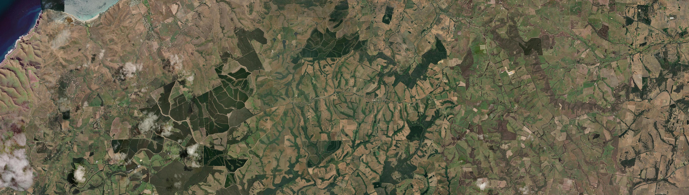 Aerial view of Parawa, SA
