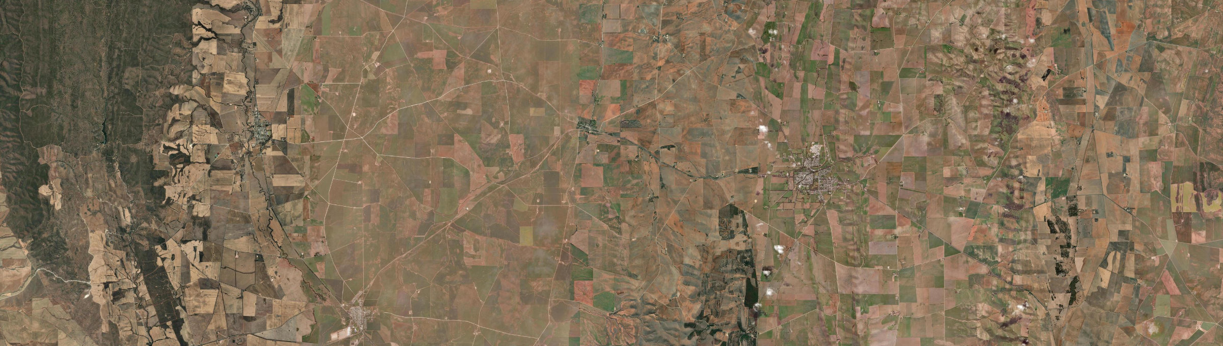 Aerial view of Caltowie, SA