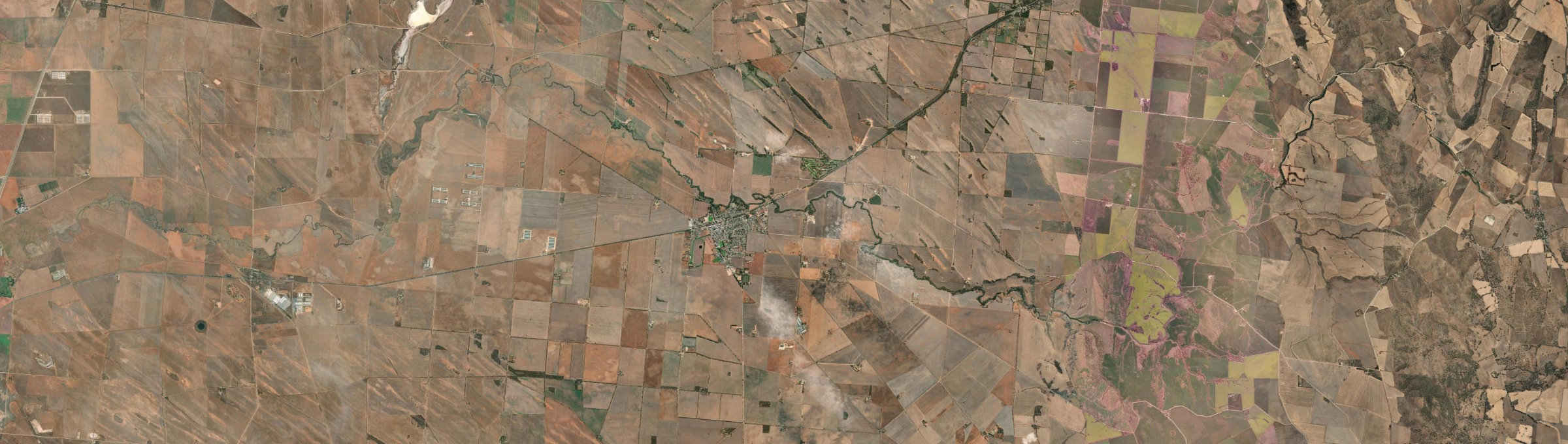 Aerial view of Balaklava, SA