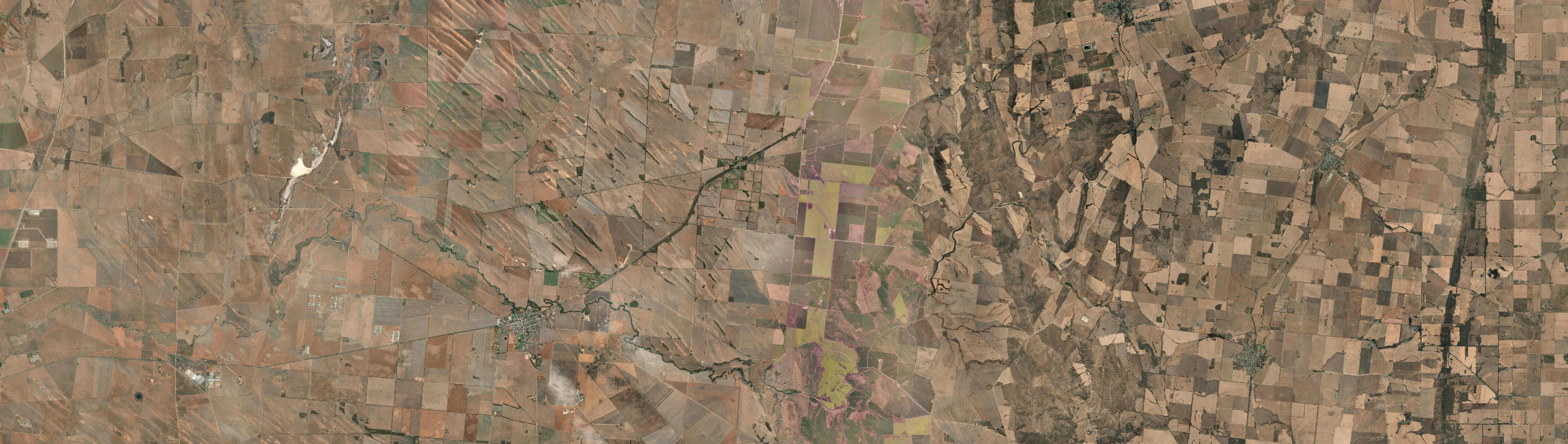 Aerial view of Halbury, SA