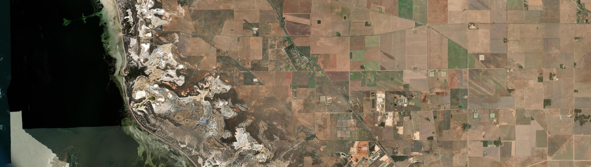 Aerial view of Dublin, SA