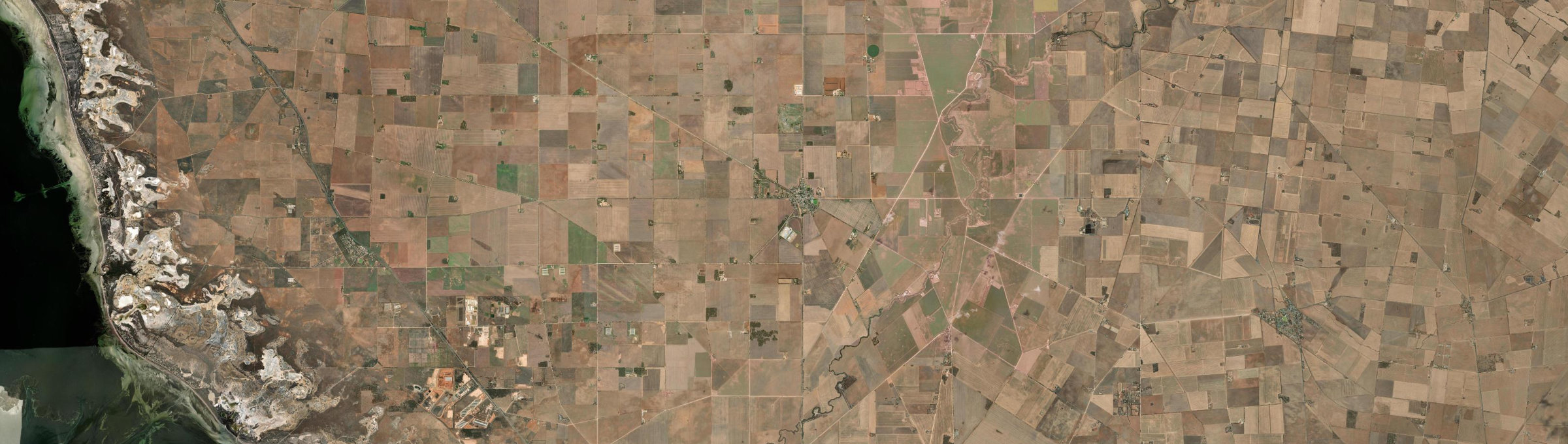 Aerial view of Mallala, SA