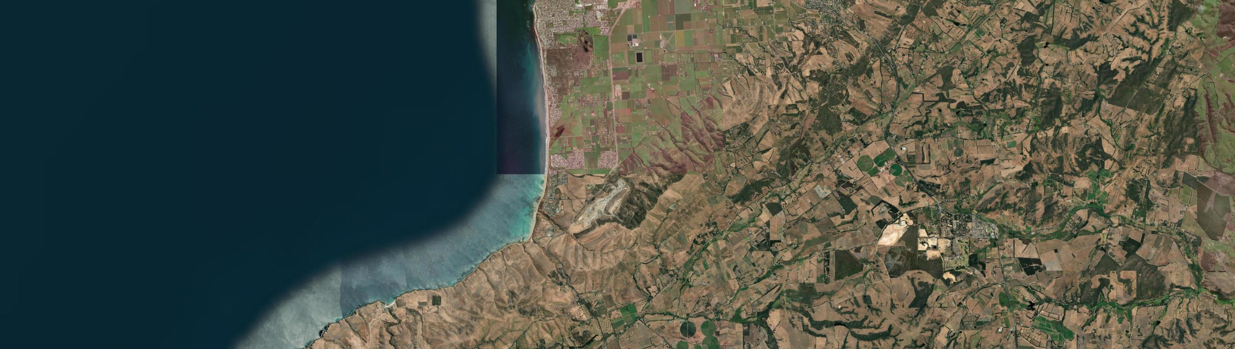 Aerial view of Sellicks Hill, SA