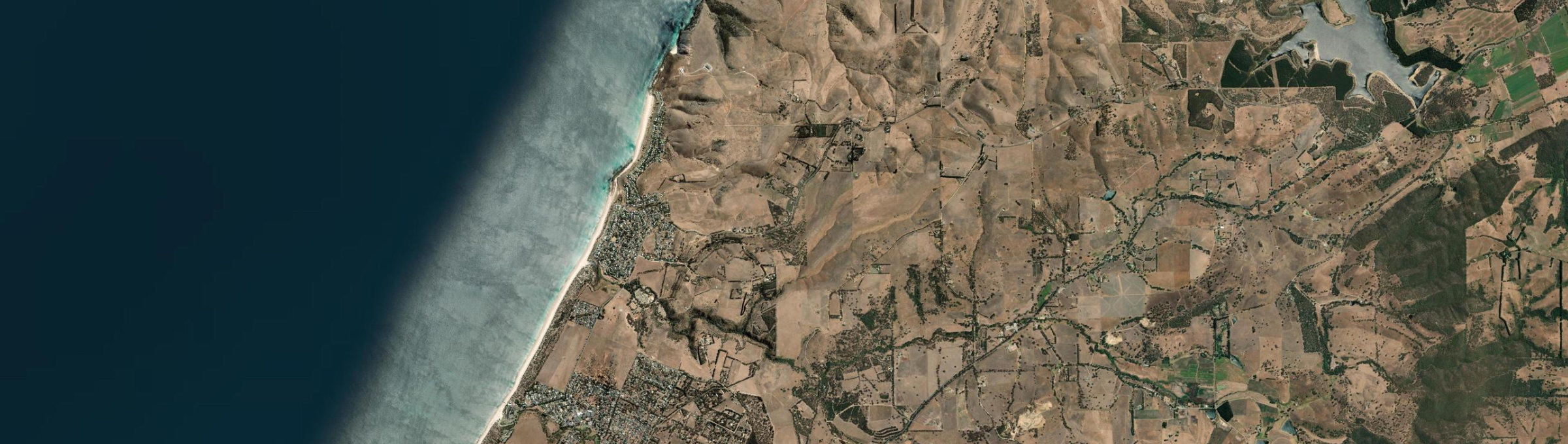 Aerial view of Carrickalinga, SA