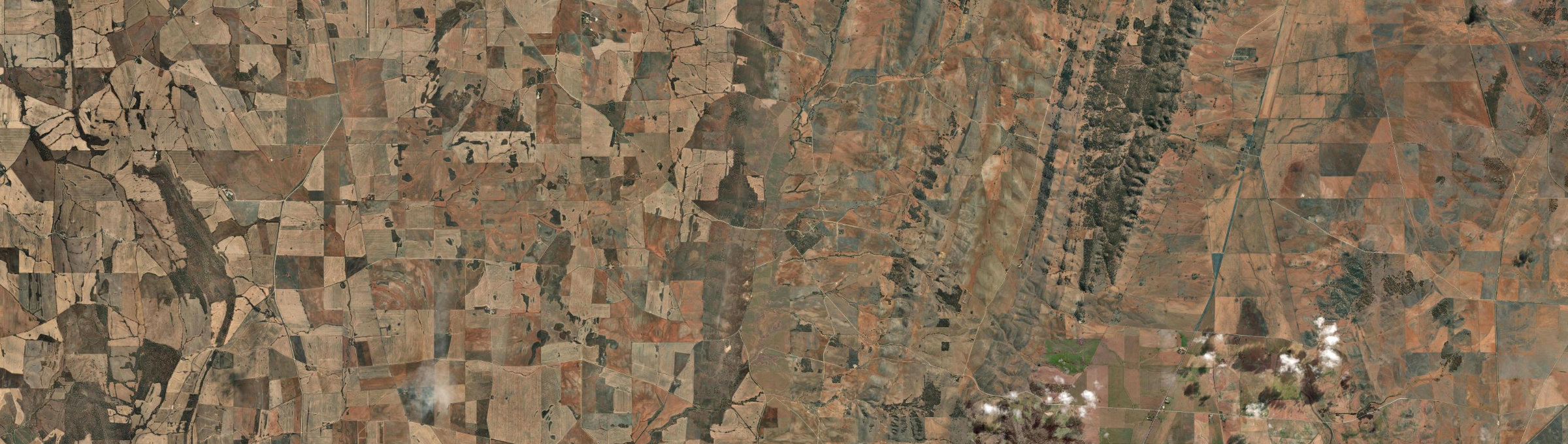 Aerial view of Tarcowie, SA