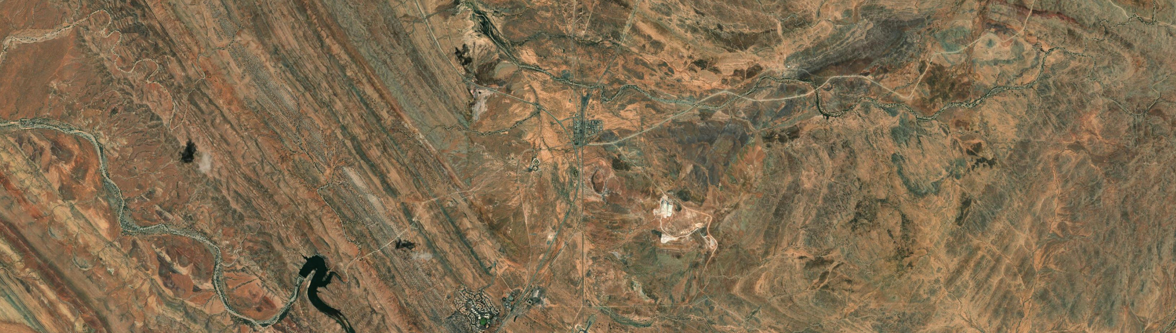 Aerial view of Copley (SA), SA
