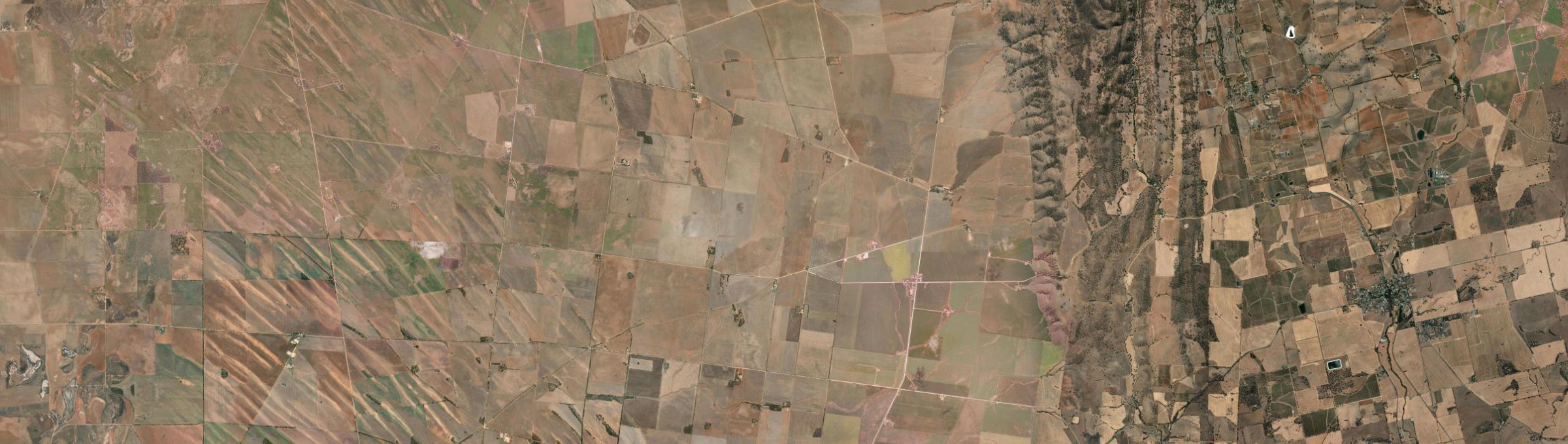 Aerial view of Hoyleton, SA