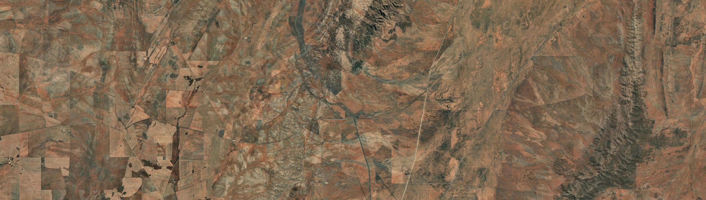 Aerial view of Walloway, SA