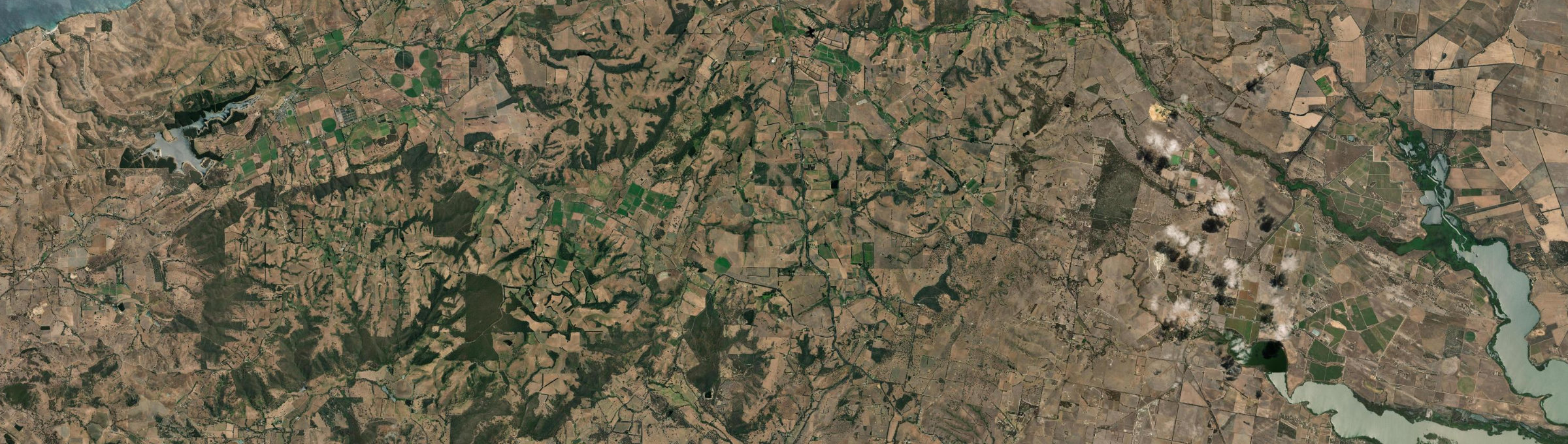 Aerial view of Mount Jagged, SA