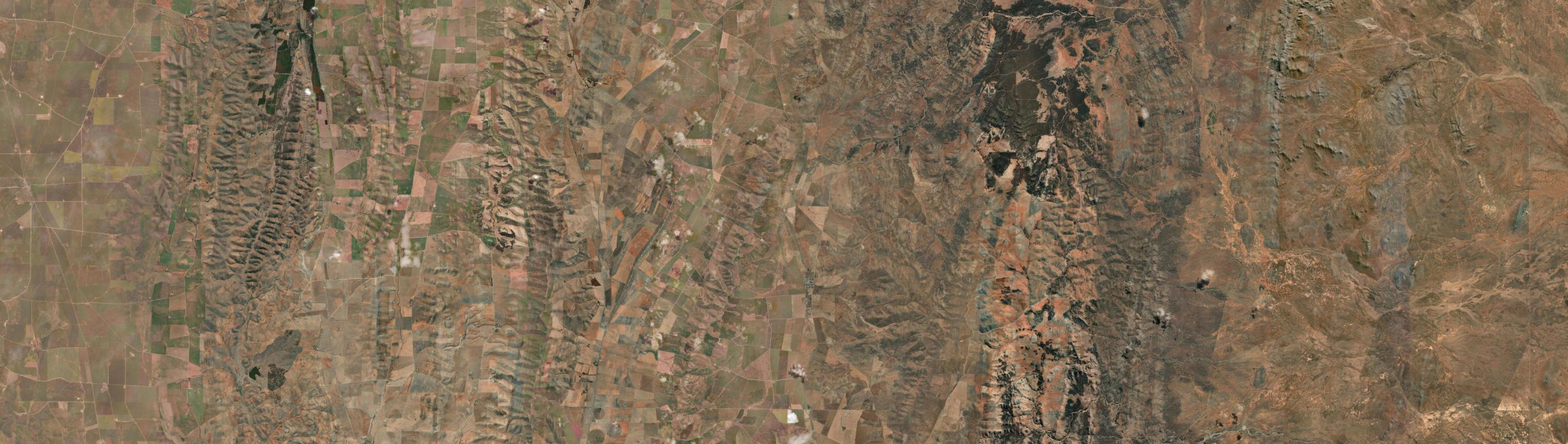 Aerial view of Hallett, SA