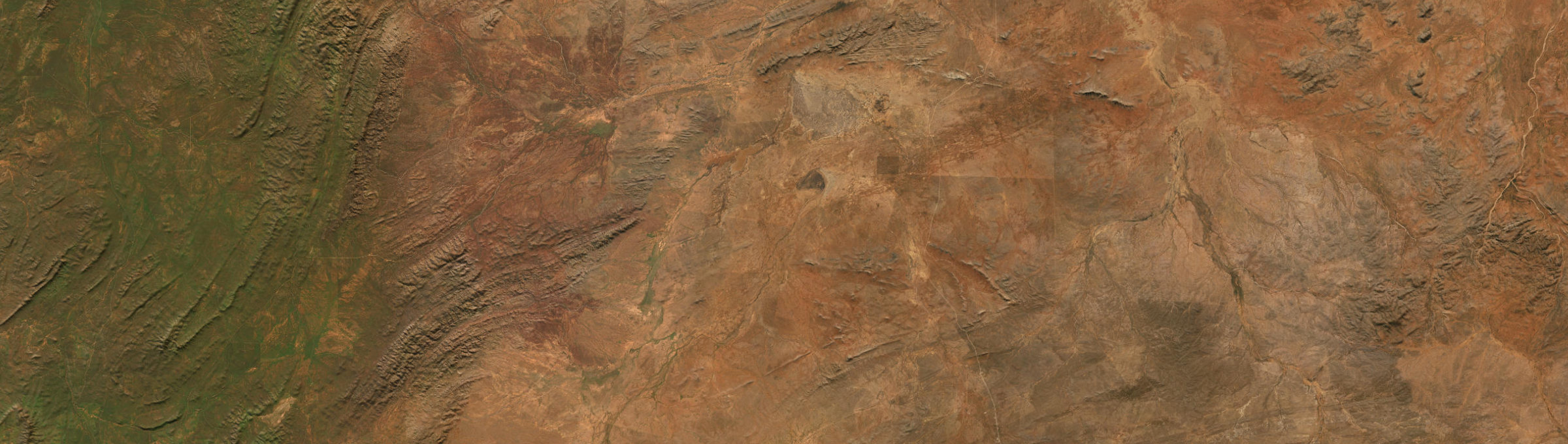 Aerial view of Koonamore, SA