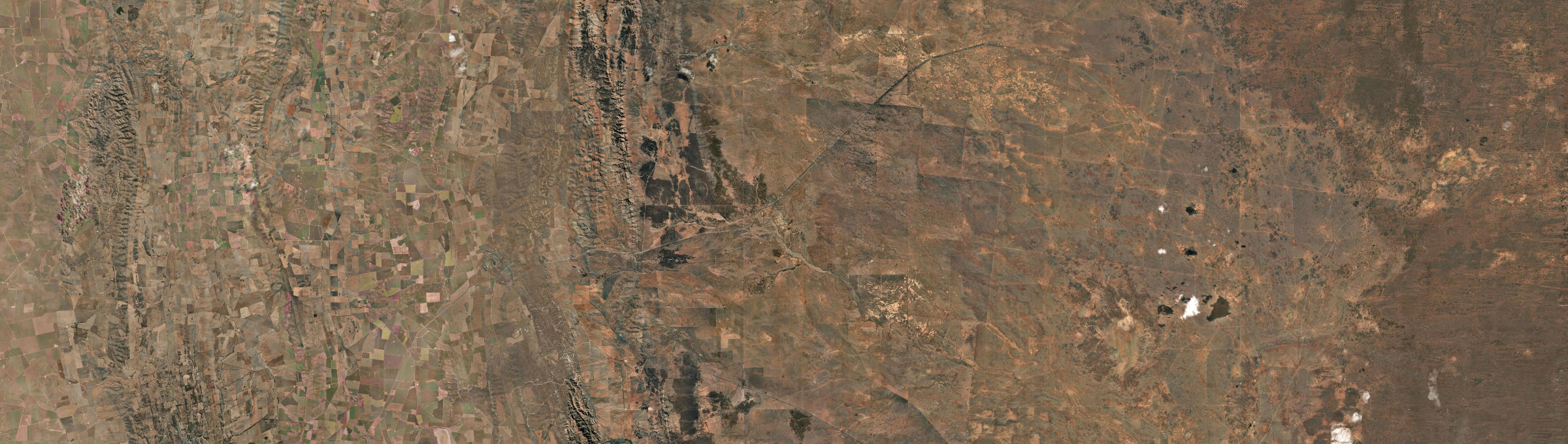 Aerial view of Burra Eastern Districts, SA