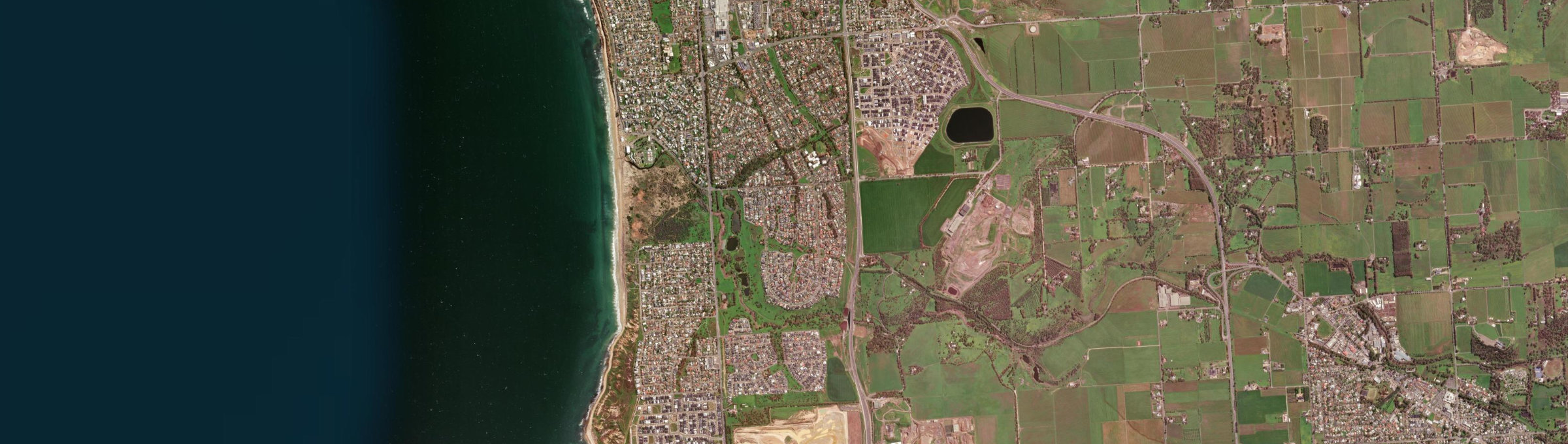 Aerial view of Seaford Rise, SA