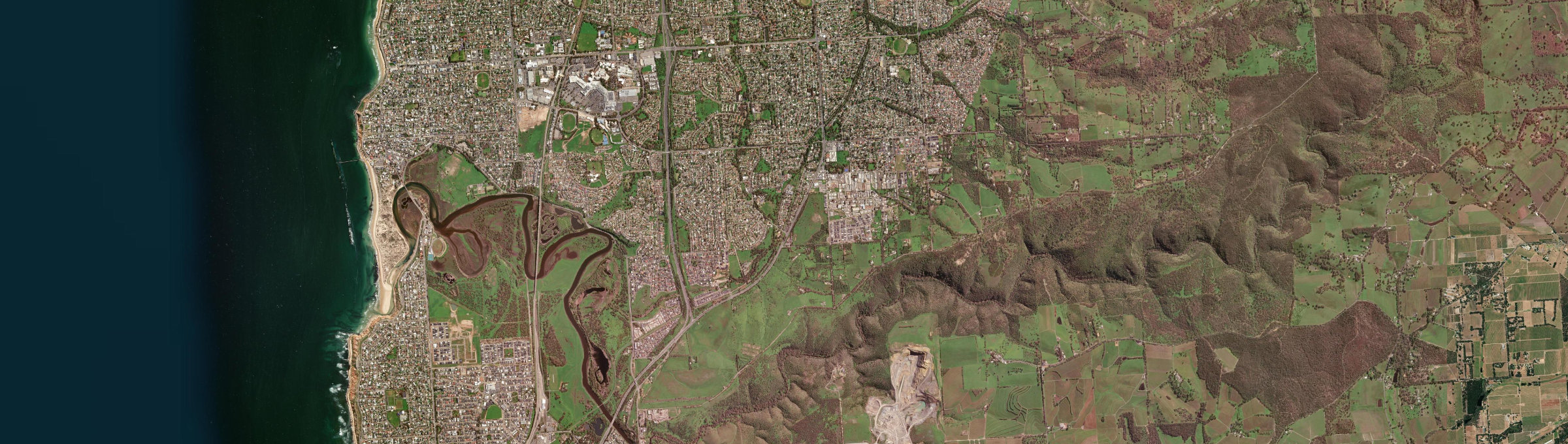 Aerial view of Hackham, SA