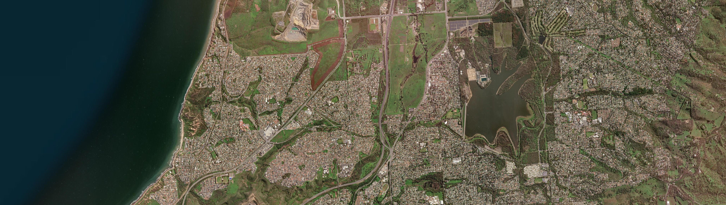 Aerial view of Trott Park, SA