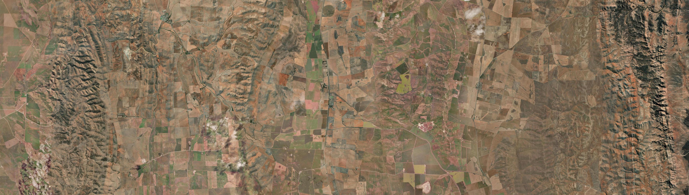 Aerial view of Booborowie, SA