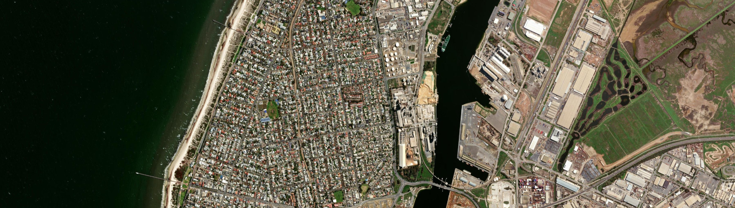Aerial view of Peterhead, SA