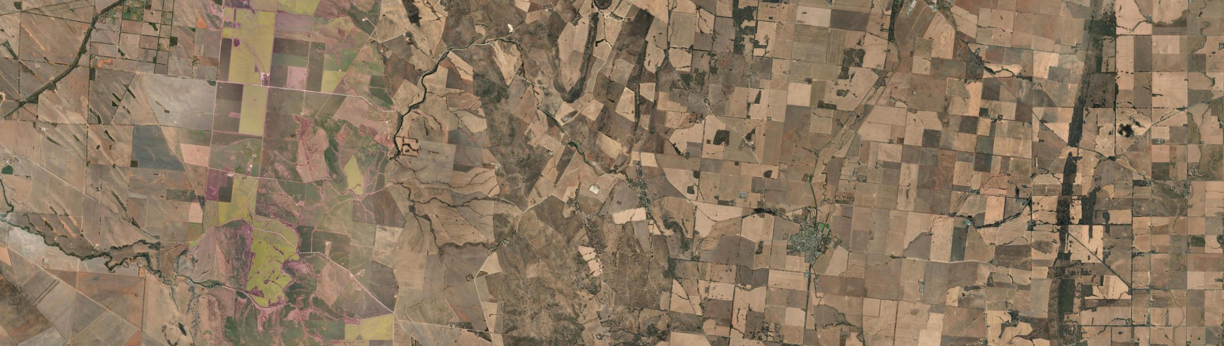 Aerial view of Rhynie, SA