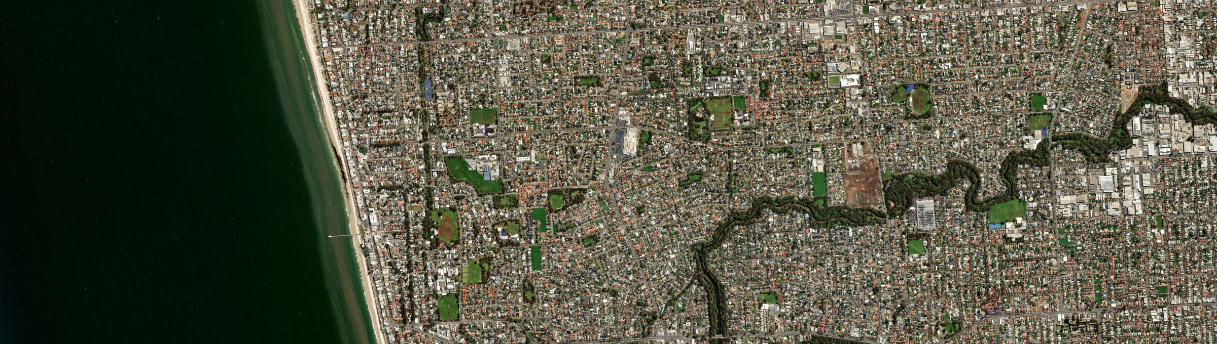 Aerial view of Fulham Gardens, SA
