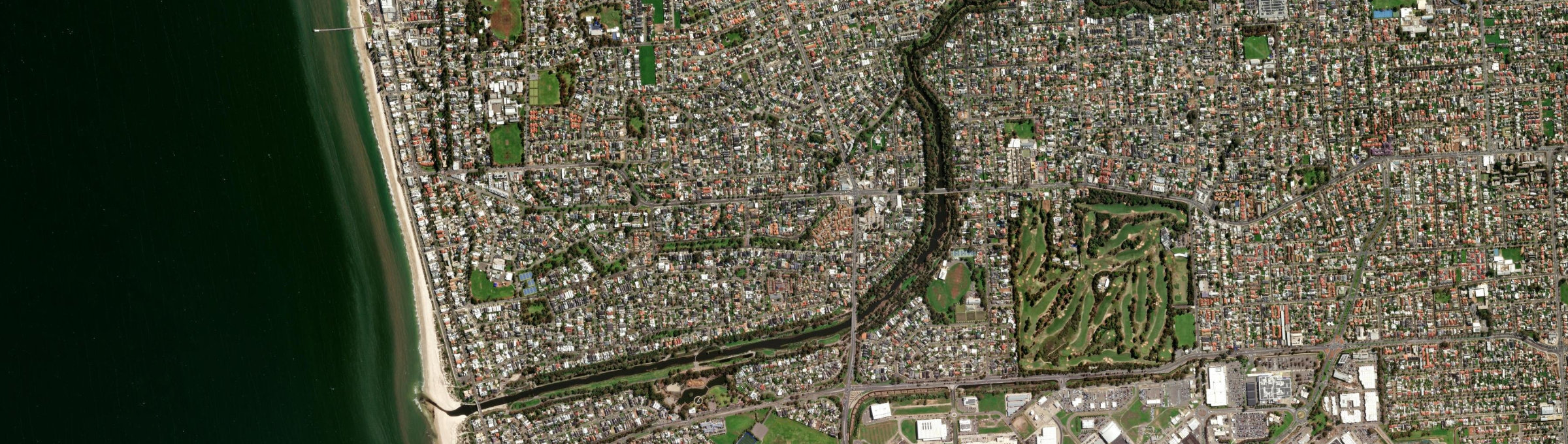 Aerial view of Fulham (SA), SA