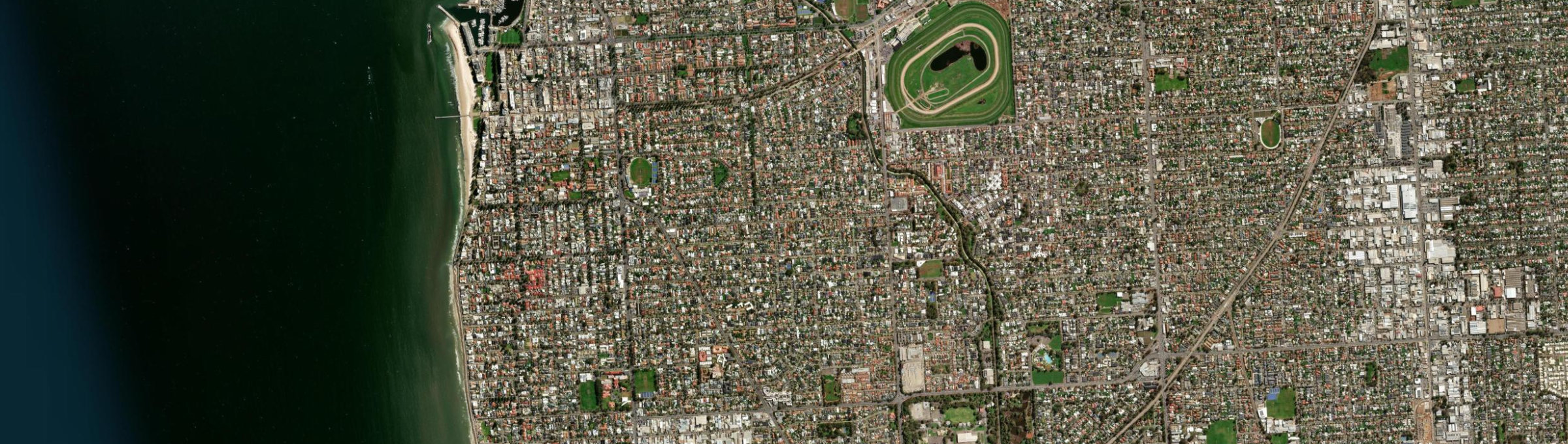 Aerial view of Glengowrie, SA