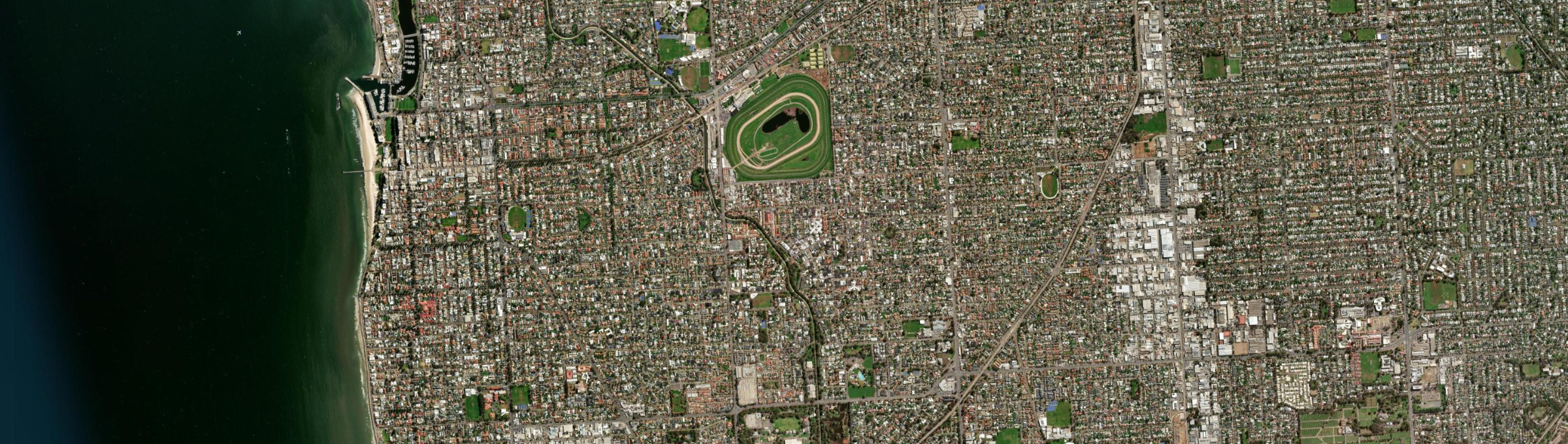 Aerial view of Morphettville, SA