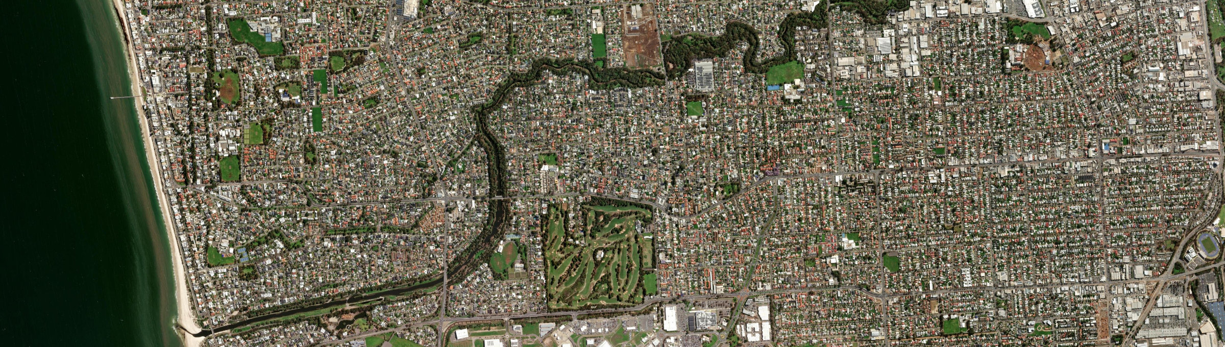 Aerial view of Lockleys, SA