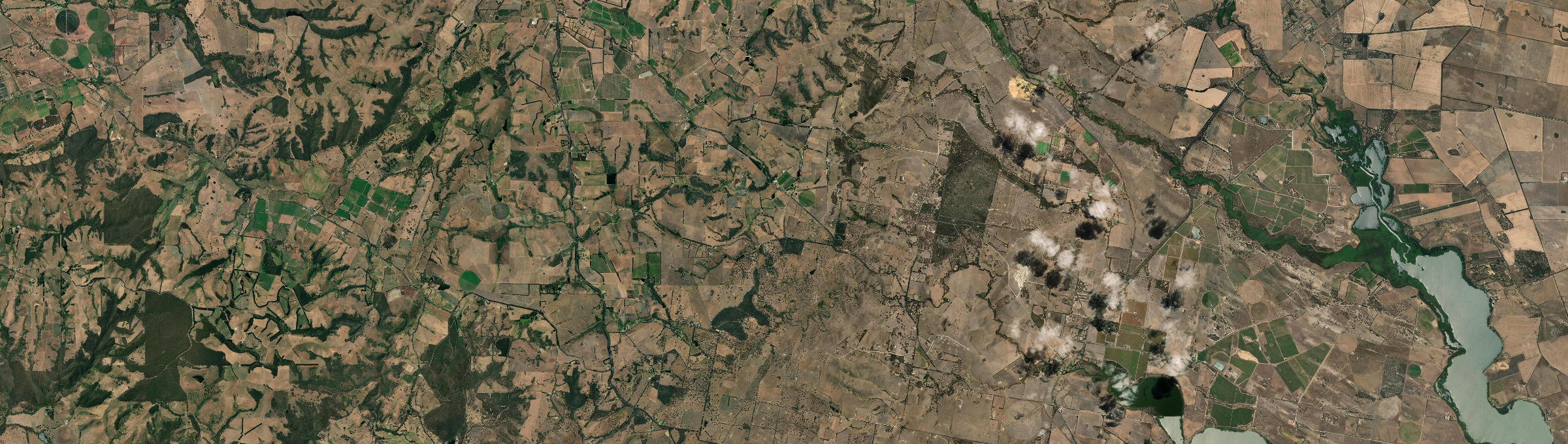 Aerial view of Mosquito Hill, SA