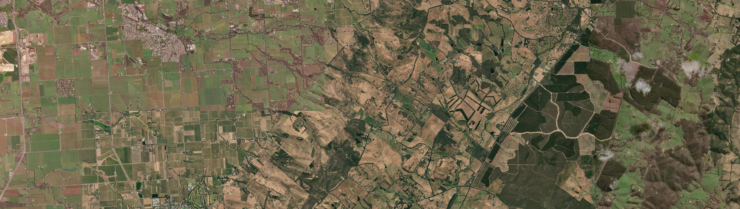Aerial view of The Range (SA), SA