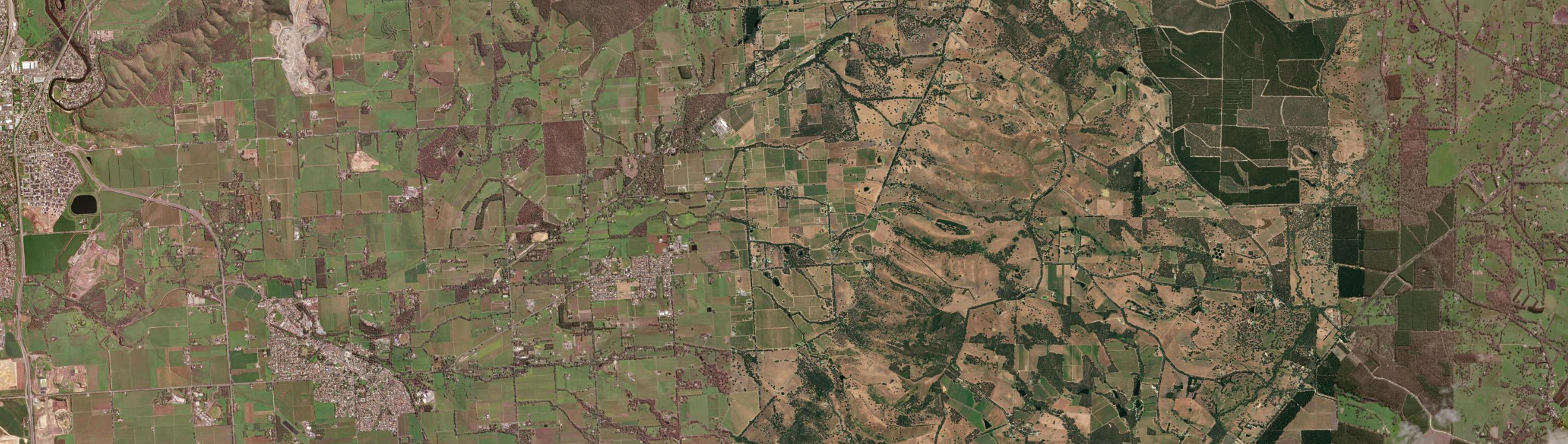 Aerial view of McLaren Flat, SA