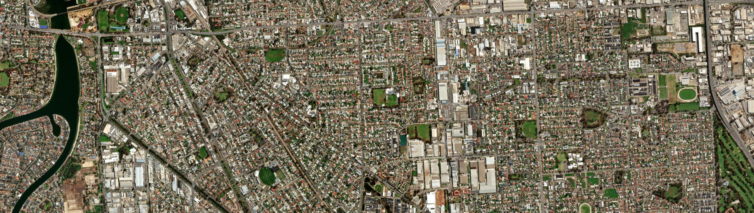 Aerial view of Pennington, SA