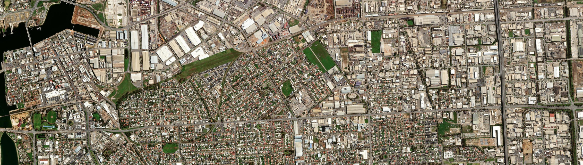 Aerial view of Ottoway, SA