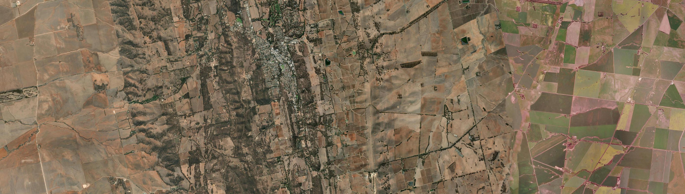 Aerial view of Spring Farm (SA), SA