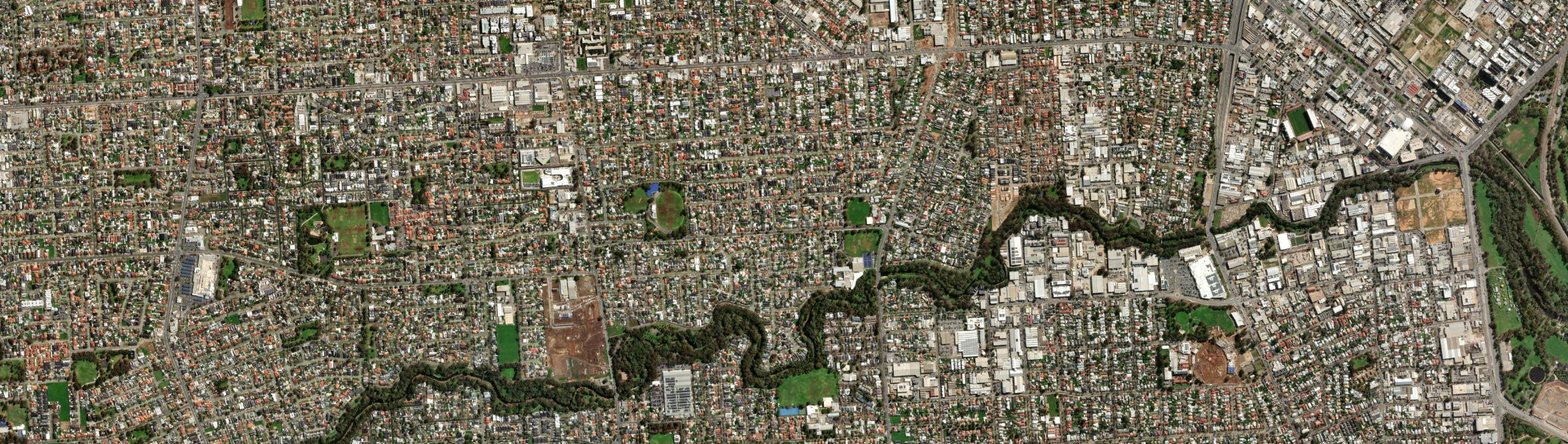 Aerial view of Flinders Park, SA