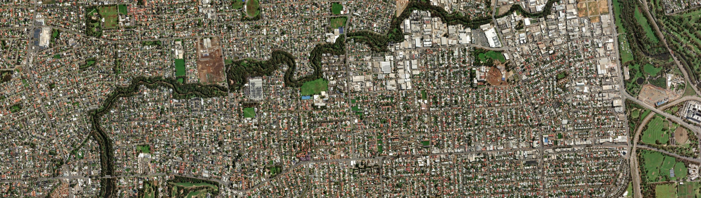 Aerial view of Underdale, SA
