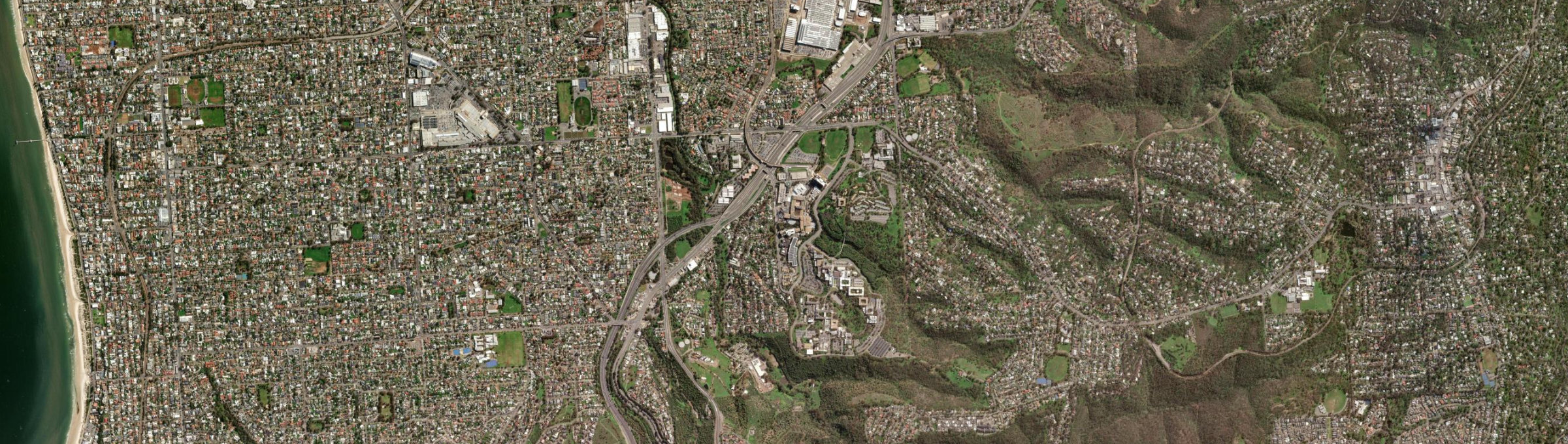 Aerial view of Bedford Park, SA