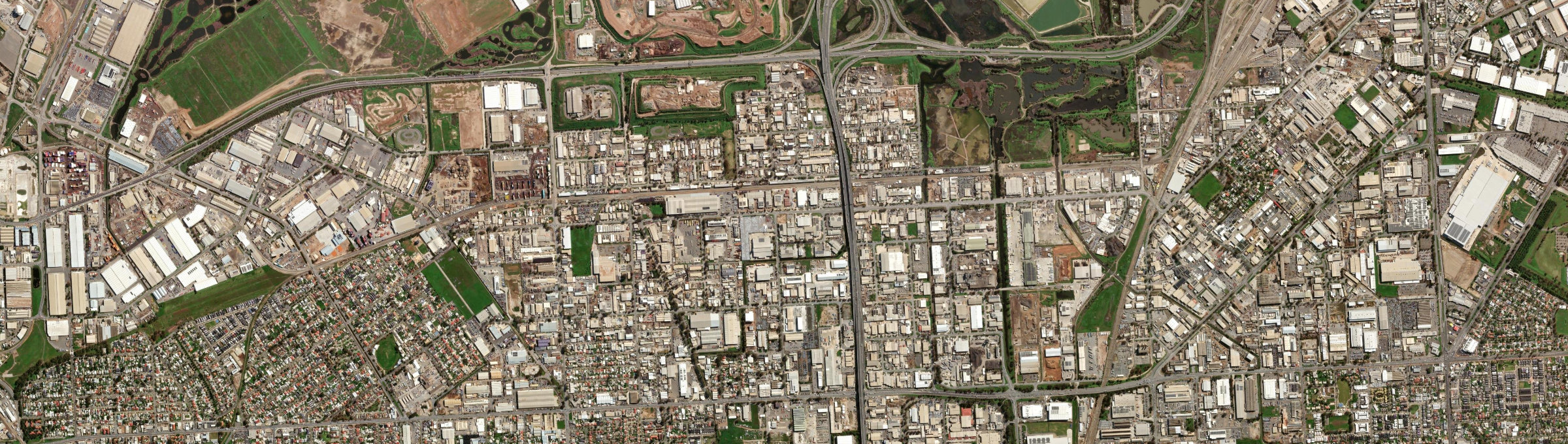 Aerial view of Wingfield, SA