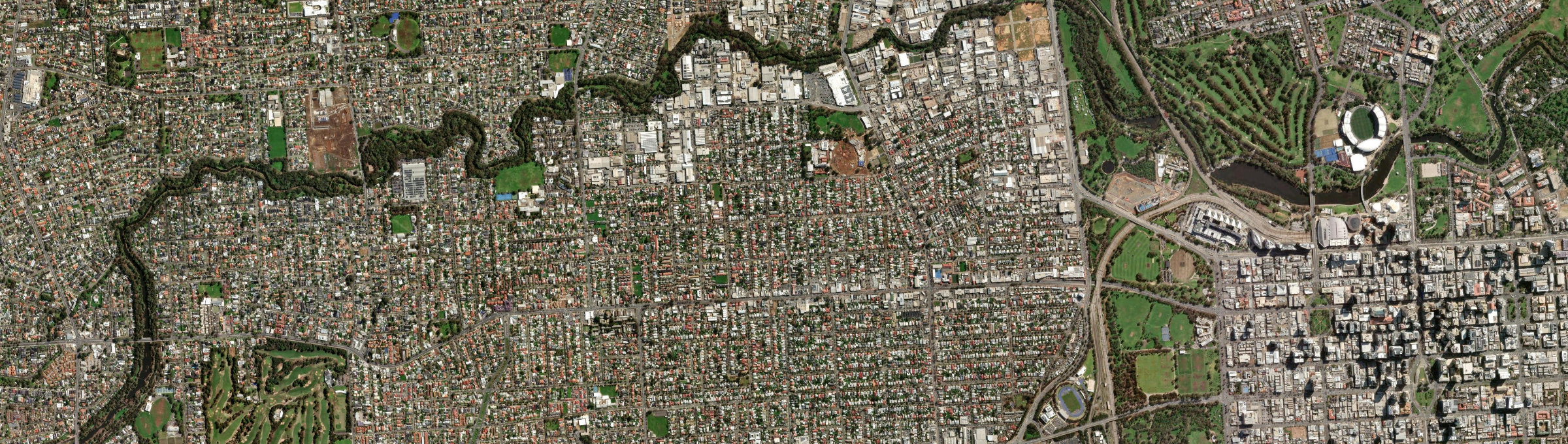Aerial view of Torrensville, SA