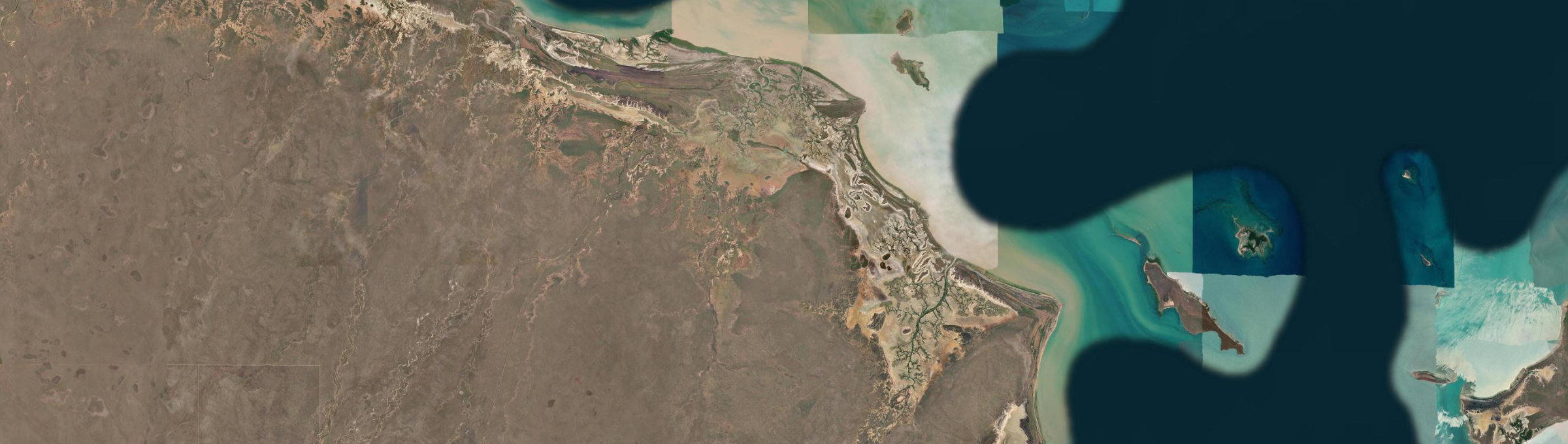 Aerial view of Gangalidda, QLD